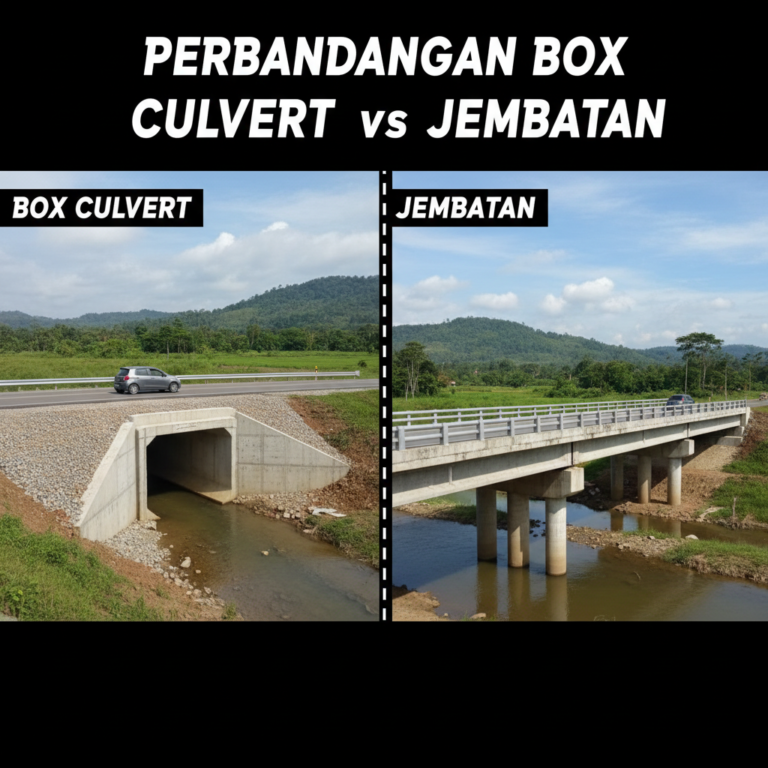 Perbandingan Box Culvert vs Jembatan