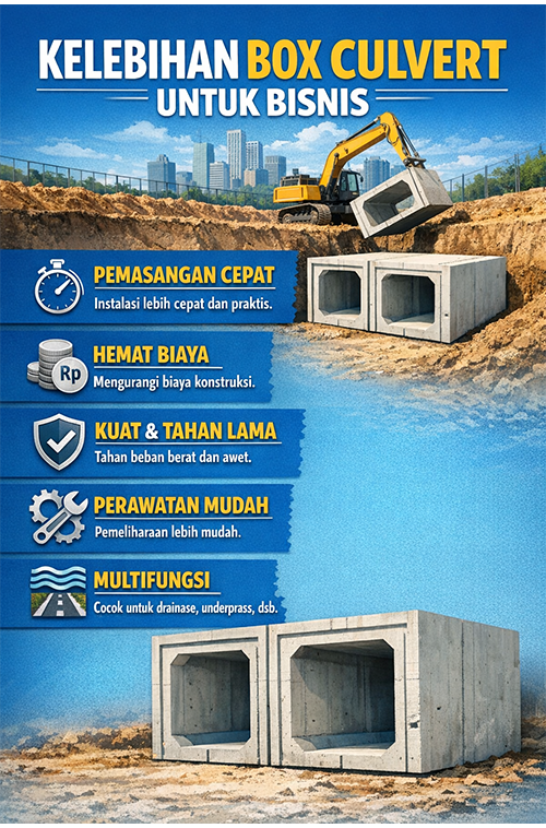 Kelebihan Box Culvert untuk Bisnis