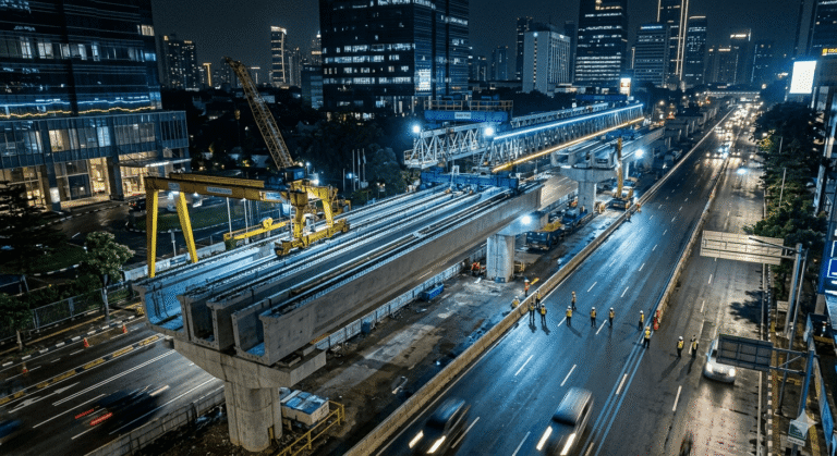 Precast Mutu Tinggi MRT LRT Jakarta