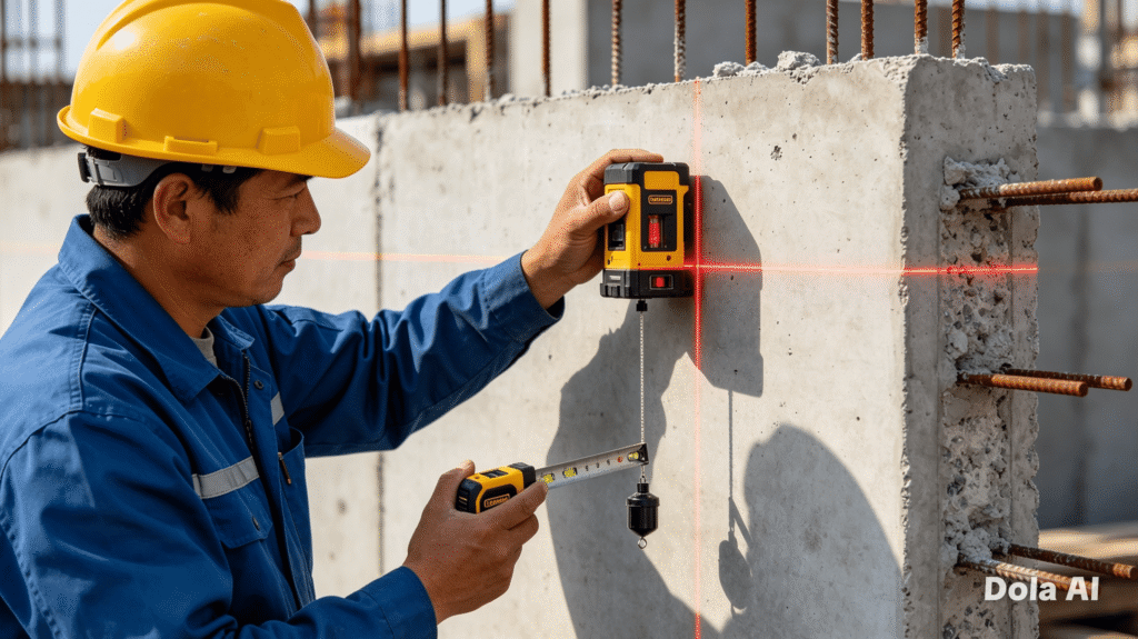 toleransi pemasangan dinding precast