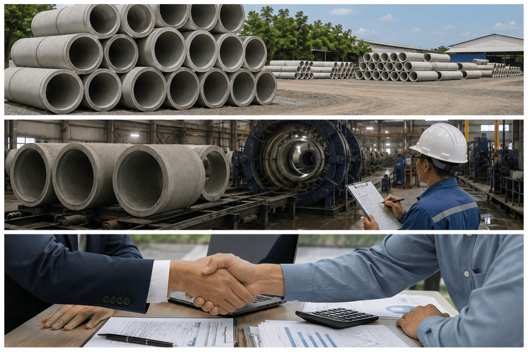 panduan memilih pipa beton RCP