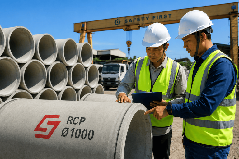 Cara memilih pipa beton RCP