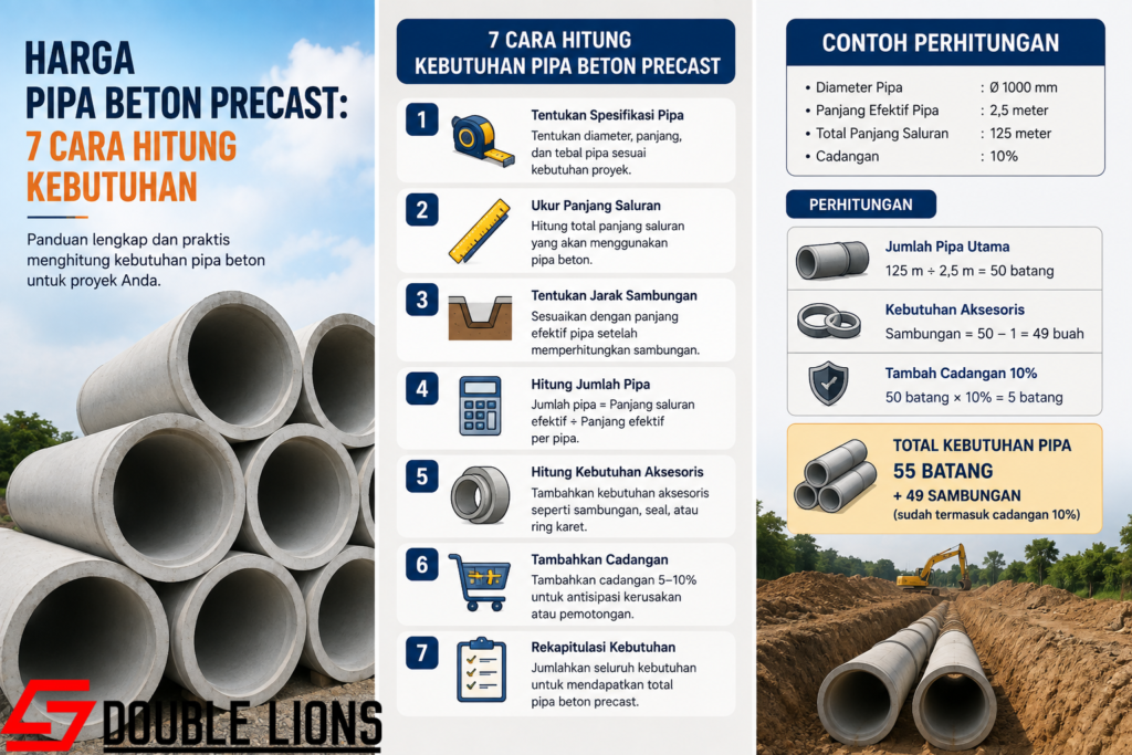 harga pipa beton precast