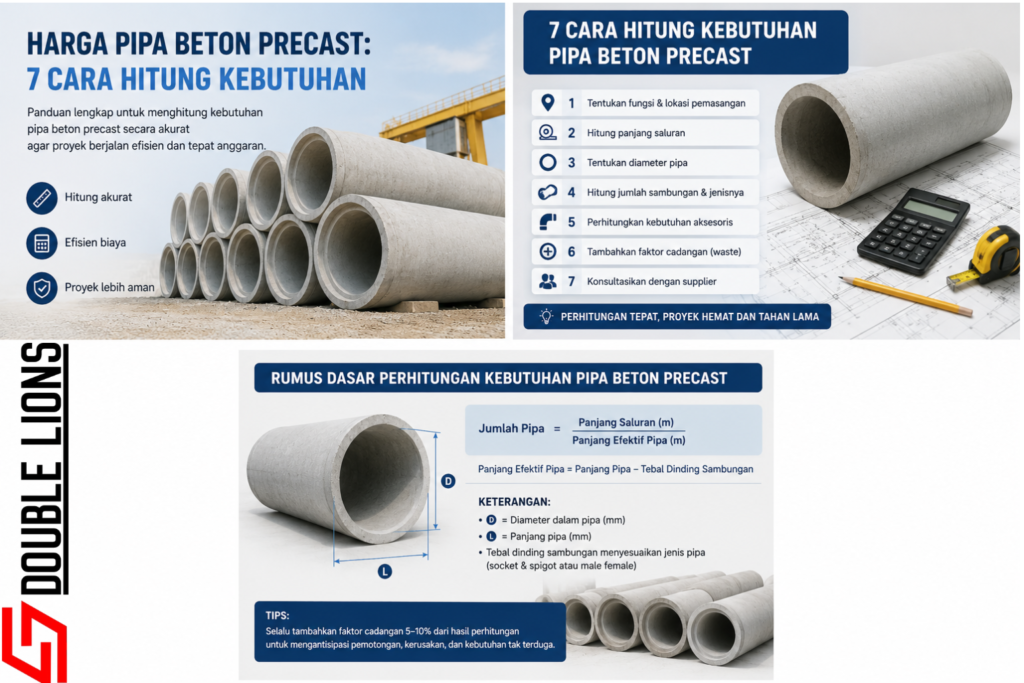 harga pipa beton precast