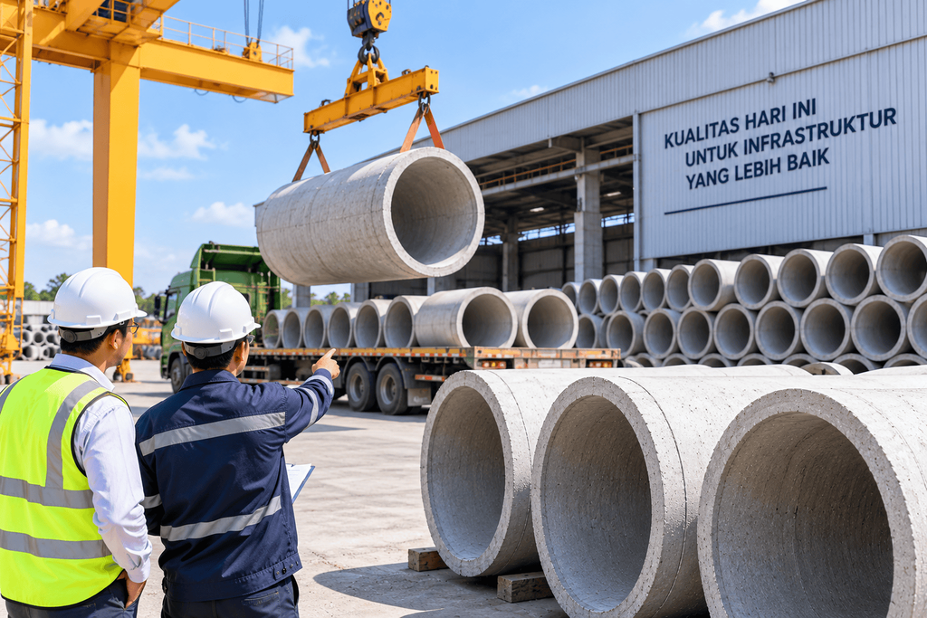 pengadaan pipa beton proyek besar
