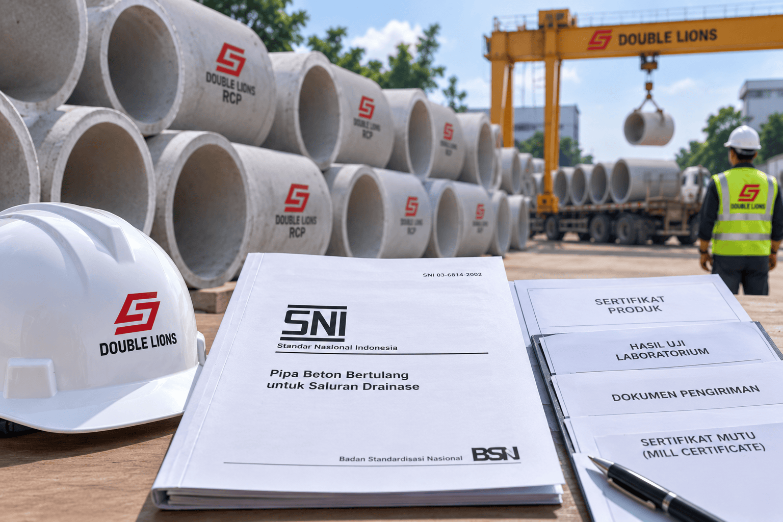 dokumen supplier pipa beton